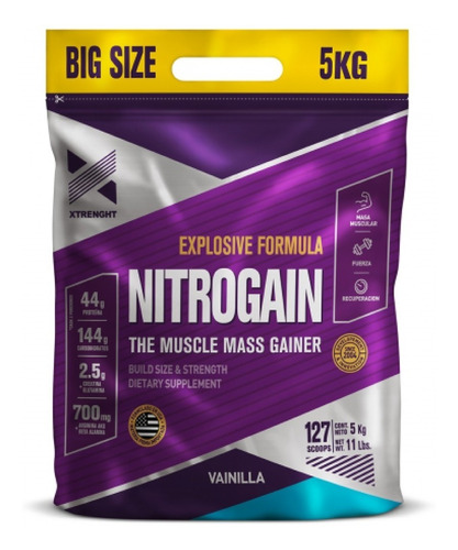 Nitrogain Bolsa 5kg Ganador De Peso Xtrenght + Oxido Nítrico