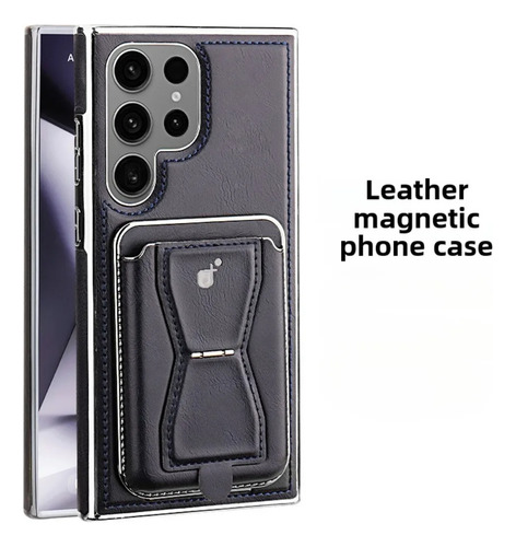 Capa De Couro Galvanizado Para Samsung Galaxy