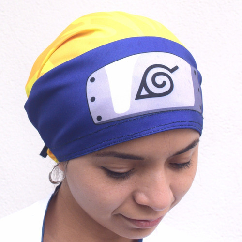 Gorro Quirúrgico Naruto Cabello Largo Dentistas Enfermeros