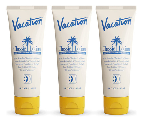 Vacation Locin De Proteccin Solar Clsica Spf 30 (paquete De