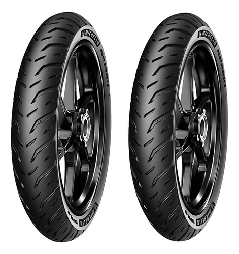 Par Pneu 80/100-18 + 90/90-18 Michelin Titan Fan