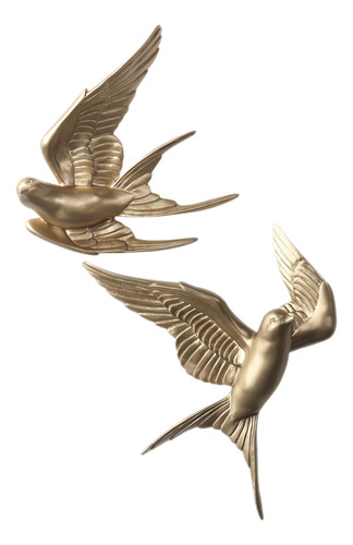 Adornos De Pájaros Para Decoración Exterior, 2 Piezas