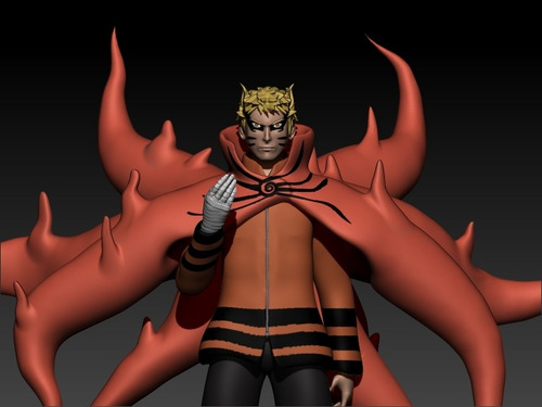 Naruto Baryon Mode- Escultura