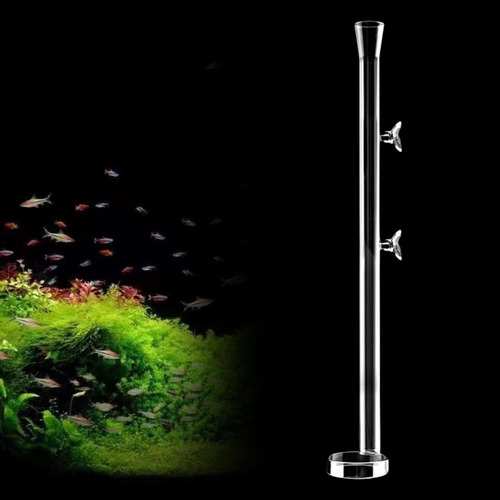 Elegante Tubo De Alimentación De Vidrio Para Criaturas 45cm