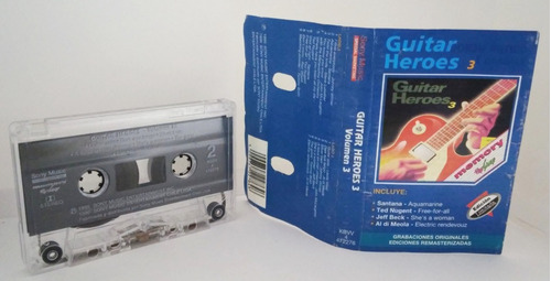 Cassette Guitar Heroes 1996 Sony