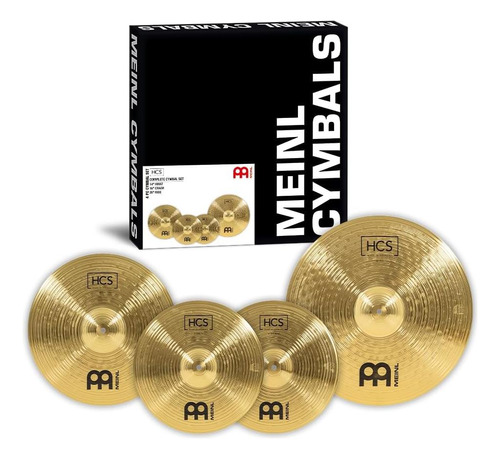Meinl Cymbals Hcshcs Cymbal Box Set Pack Con Un Par Hi Hac D