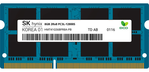 Memória Notebook Hynix 8gb Ddr3l 1600mhz Hmt41gs6bfr8a-pb