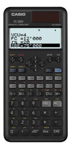 Calculadora Financiera Casio Fc-200v-2