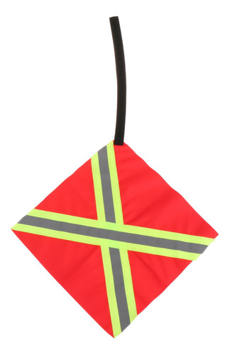 Bandera De Viaje Seguro Para Kayak, Bandera Cuadrado Rojo