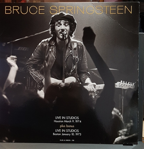 Vinilo - Bruce Sprinsteen - Live In Studio 1974 - 1 Lp - Ex.