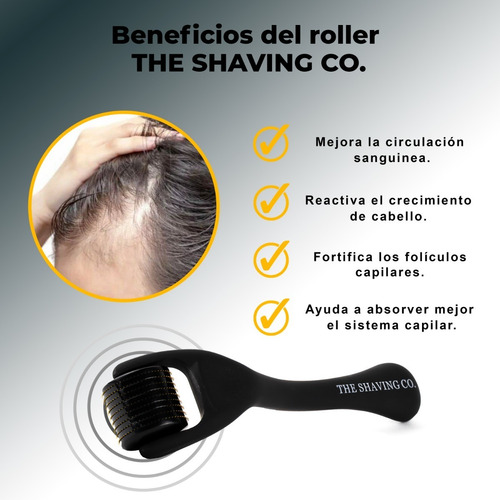 Kit Loción Capilar Noxidil + Roller Cabello The Shaving Co.