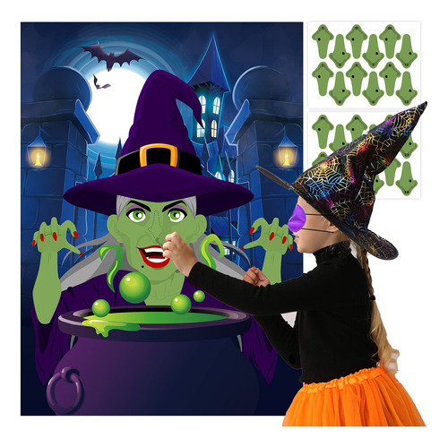 Juegos De Fiesta De Halloween Para Niños Pin The Nose On T.