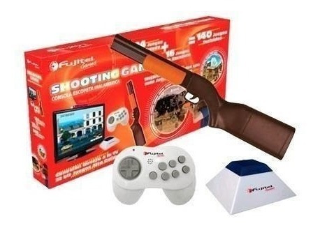 Consola 140 Juegos Disparar Shooting Game Fujitel Escopeta