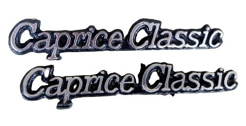Emblemas Letra Caprice Classic Metalizados 