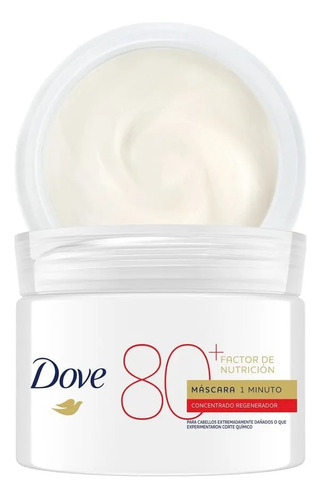 Dove 1 Minuto Factor De Nutrición 80 Máscara Nutrición 300g