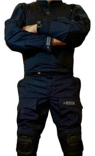 Farda Calça Ranger Com Combat Shirt Hrt Azul Noite Dacs