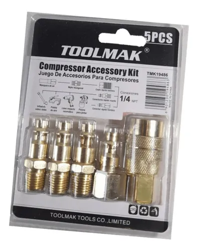 Acoples Para Compresores 5pcs De 1/4