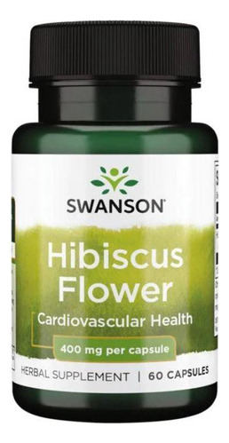 Flor de hibisco, 400 mg, 60 cápsulas, Swanson