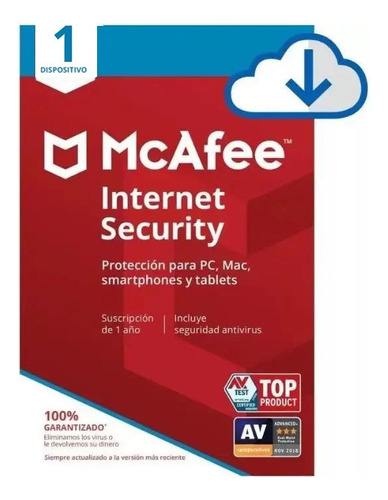 Mcafee Internet Security 2024 - 1 Pc - 1 Año  En 15 Minutos