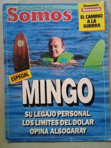 Mingo  / Revista Somos Año Febrero 1991 N°741