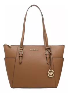 Bolsa Michael Kors Tote Charlotte Grande De Couro