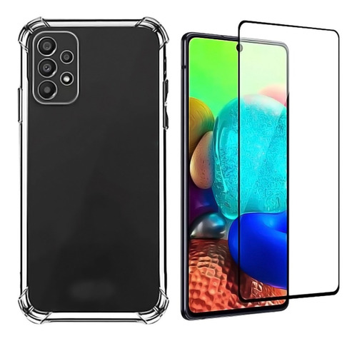 Carcasa Para Samsung A73 5g + Mica Vidrio Completa