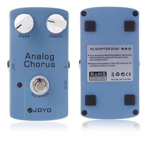 Imagen 6 de 6 de Pedal De Efecto Guitarra Elctrica Chorus Analgico Joyo