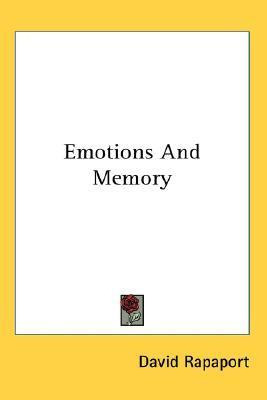 Libro Emotions And Memory - David Rapaport