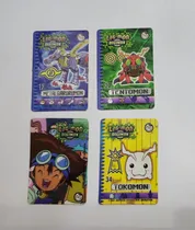 Comprar Rara Coleção Elma Chips Lig-mon - Digimon 2001 - 4 Cards