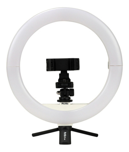 Imagen 7 de 10 de Kit Aro Ring Led Ø26cm Iluminador Usb Phottix Nuada 10