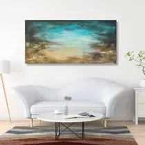 Comprar Cuadro Moderno Abstracto Pintado Acrilico Con Asfaltica