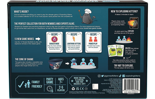 Exploding Kittens Recetas For Disaster - Juego De Lujo - Un