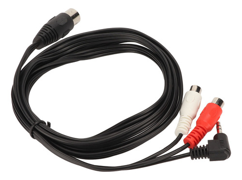 Para Cable Din De 5 Pines Macho A 2 Conectores Rca Hembra Y