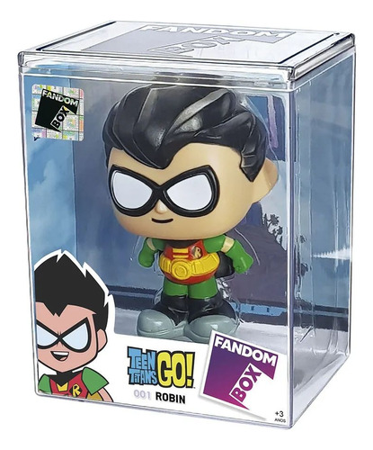 Boneco Jovens Titãs Robin Teen Titans Go! Fandom Box 