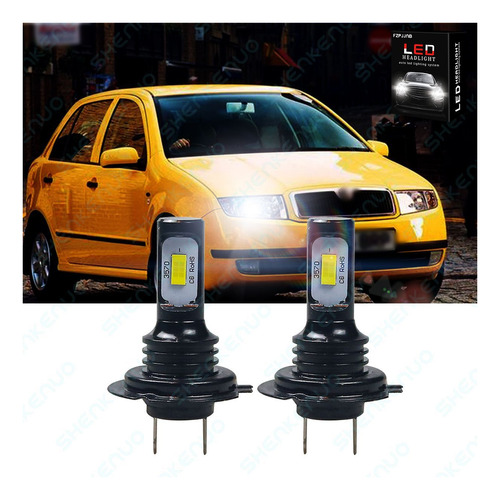 Bombillas Led Blancas H7 De 60 W Para Faros Delanteros