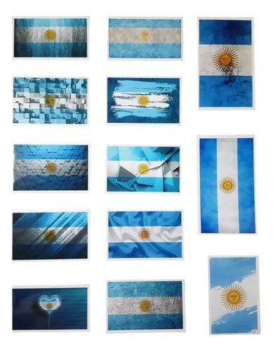 Calcos Argentina X 13 Unidades