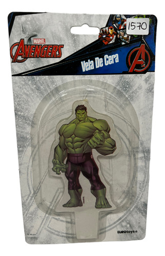Vela Hulk Avengers Fiesta Cumpleaños P Pastel Cera Imagen Z