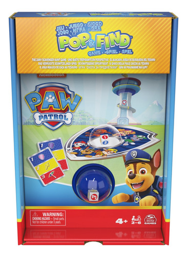 Paw Patrol - El Alocado Juego De Busqueda Del Tesoro