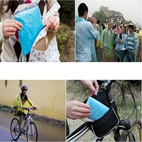 Poncho De Lluvia Desechable De 50 Piezas, Poncho Impermeable