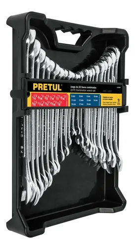 comprar Juego De 22 Llaves Combinadas Std Y Mm, Pretul