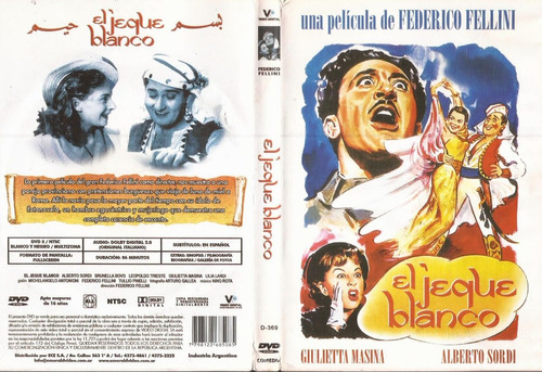 El Jeque Blanco Dvd Federico Fellini Alberto Sordi