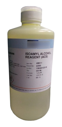 Alcohol Isoamilico (acs), 500 Ml Marca Gfs Chemicals 46011 