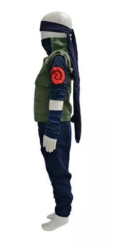 Kit Fantasia Jounin Kakashi com Bandana de Brinde