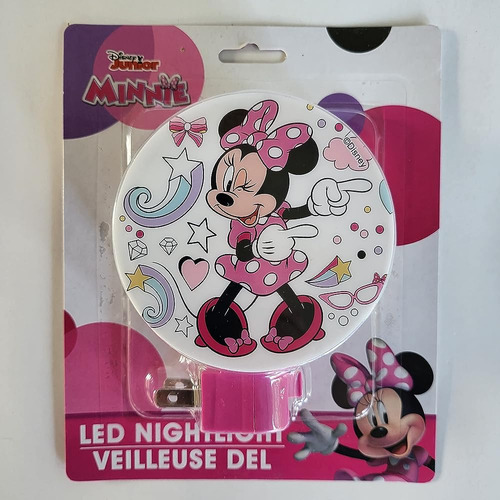 ~? Intertek Disney Junior Minnie Mouse Led Luz Nocturna, Ros