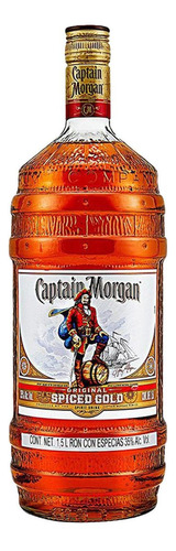 Paquete De 3 Ron Capitan Morgan Spiced 1.5 L