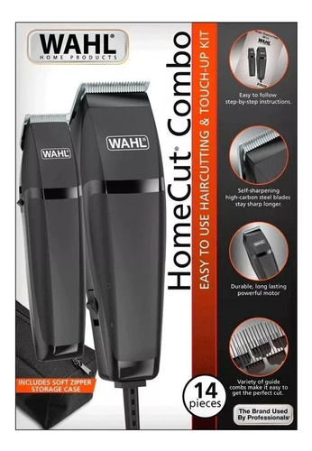 Maquina De Afeitar Wahl Home Cut Combo 14 Piezas