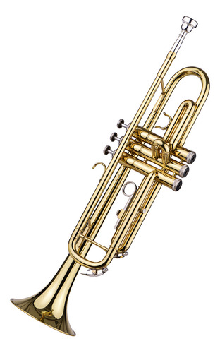 Trumpet Trumpet Bb Brass Exquisitos. Guantes Planos Con