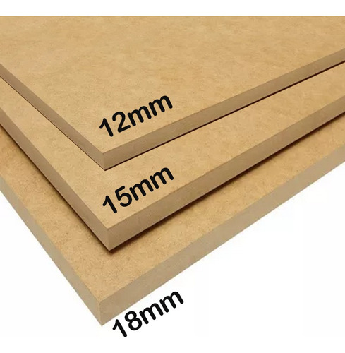 Laminas Mdf Crudo 3, 6, 9, 12, 15, 18mm Y Melamina 183x244cm