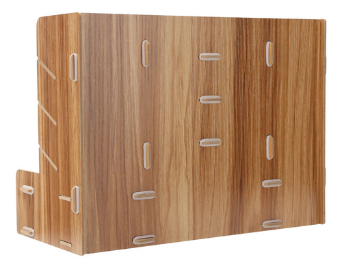 Organizador De Papelería, Almacenamiento De Madera, Innovado