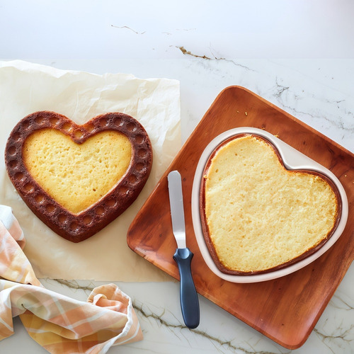 L Molde Para Tartas En Forma De Corazón De 8 Pulgadas Con